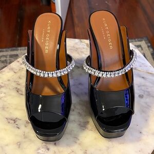 Kurt Geiger Duke Platform Peep Toe